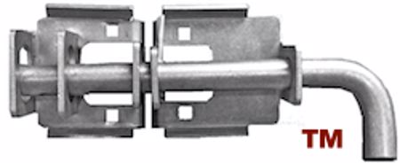Picture of Embassy 1" MS Heavy Duty Slide Bolt Latch (Galvanized)