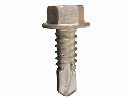 Picture of 5/16 x 1" Zinc Hex Washer Head Tek 3 screw - Plain
