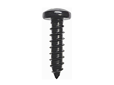 Picture of #12 x 1" SS Phillips Pan Head Screws - Black
