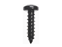 Picture of #12 x 1" SS Phillips Pan Head Screws - Black - Case of 2,000