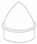 Picture of 3" Aluminum Acorn Post Caps