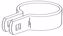 Picture of 6 5/8" Beveled Brace Bands- Black