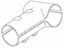 Picture of 2 1/2" X 1 5/8" Heavy End Rail Clamps