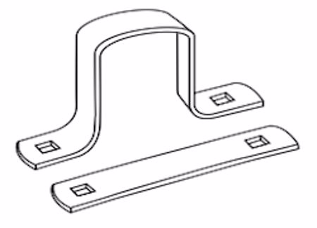 Picture of 1 7/10" x 2 1/4" C Post Bracket