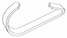 Picture of 1 3/8" Gate Clip - Case of 500