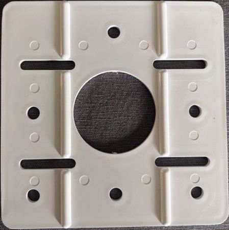 Picture of 5" x 5" Post and Rail Lock Vinyl PVC