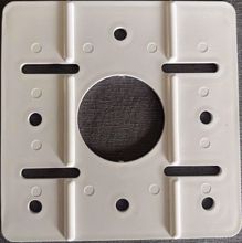 Picture of 5" x 5" Post and Rail Lock White Vinyl PVC