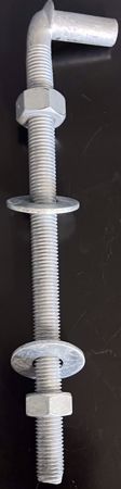Picture of 3/4" X 12" J-BOLT, HOT DIP GALVANIZED