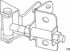 Picture of 1" MS Ornamental Embassy Iron Hinge - copy
