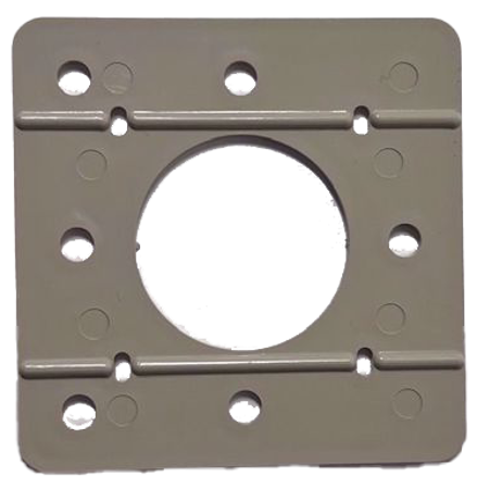 Picture of 4" x 4" Post and Rail Lock Vinyl PVC
