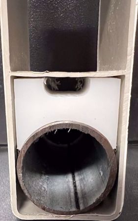 Picture of 1-3/8 Pipe Stiffener for 1-1/2 x 5-1/2 Pocket Rail