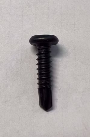 Picture of #14 x 1 SQ Socket Pancake Head Tek Screw - Black