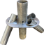 Picture of 2-3/8 3-Way No Dig Post Anchor Galvanized