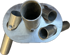 Picture of 1-7/8 3-Way No Dig Post Anchor Galvanized