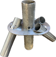 Picture of 1-7/8 3-Way No Dig Post Anchor Galvanized - Single/Broken Case
