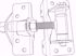 Picture of 2" MS Ornamental Embassy Iron Hinge