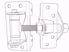 Picture of 2" SS Ornamental Embassy Iron Hinge